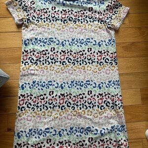 Boden Colorful Leopard Print Dress